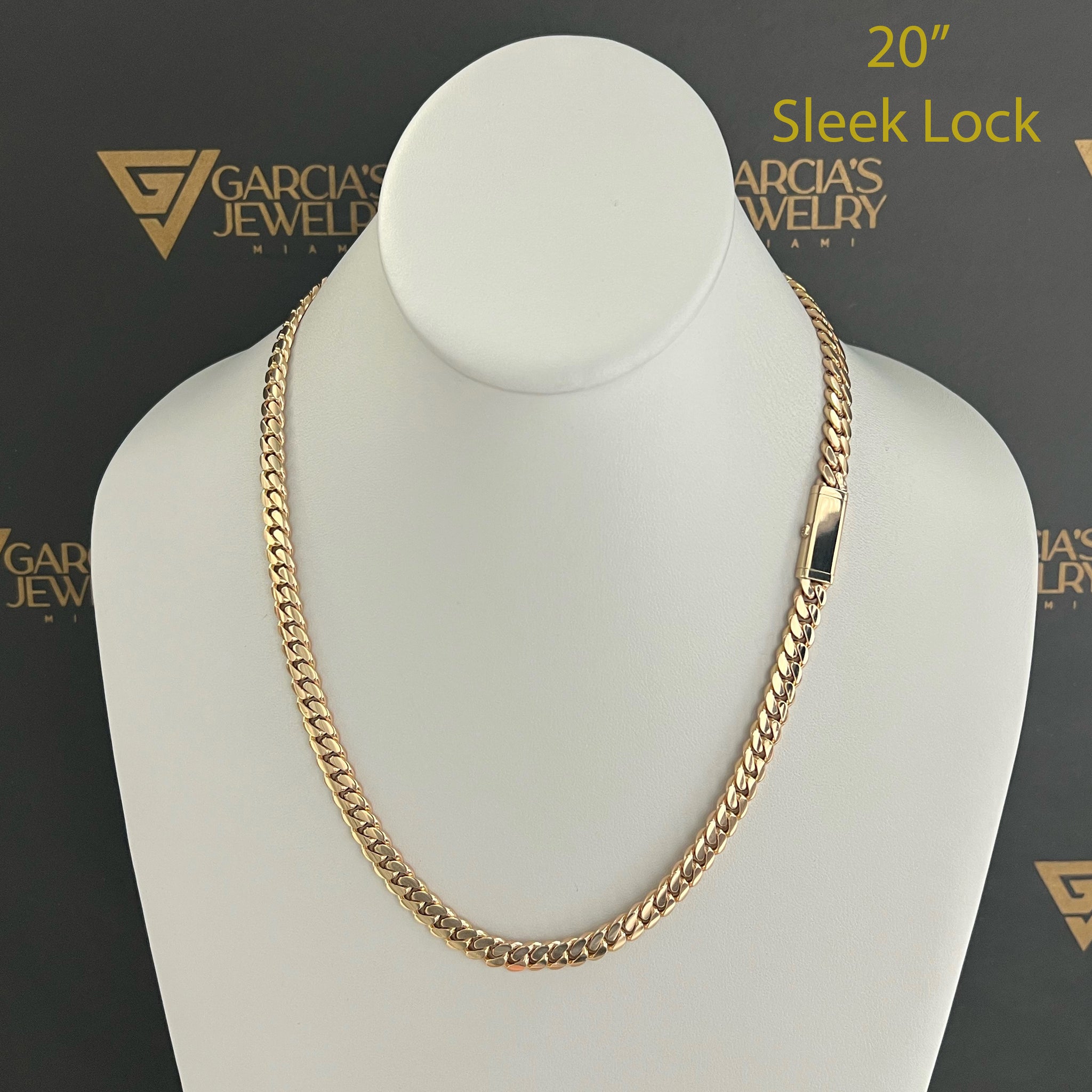 14K Miami Cuban Link Chain 7mm – Garcia's Jewelry Miami