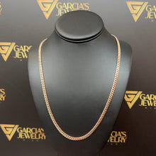 Load image into Gallery viewer, 26" 14K Rose Gold Cuban Link Chain - 5 MM - Infinity Chain
