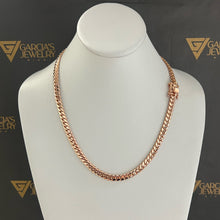 Load image into Gallery viewer, 20&quot; 14K Rose Gold Cuban Link Chain - 7 MM
