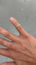 Load and play video in Gallery viewer, 14K Cuban Link Ring - 5mm
