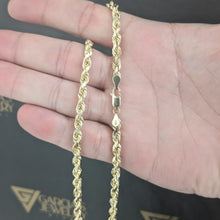 Load image into Gallery viewer, 14K ROPE CHAIN - 3 MM
