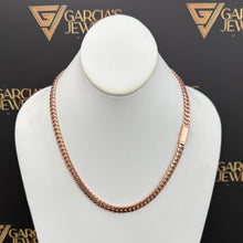 Load image into Gallery viewer, 20&quot; 14K Rose Gold Cuban Link Chain - 7 MM w/Sleek Lock
