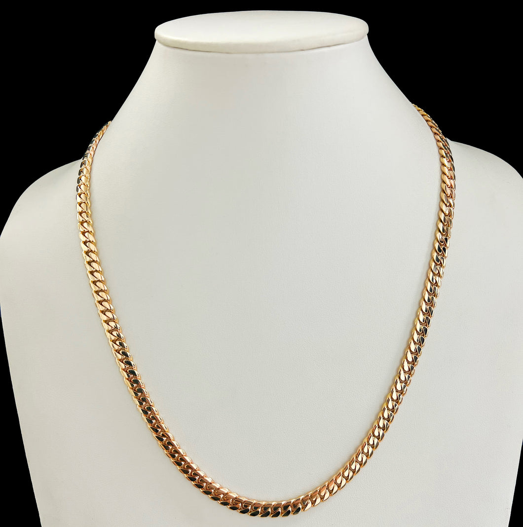 18K Miami Cuban Link Chain - 7mm