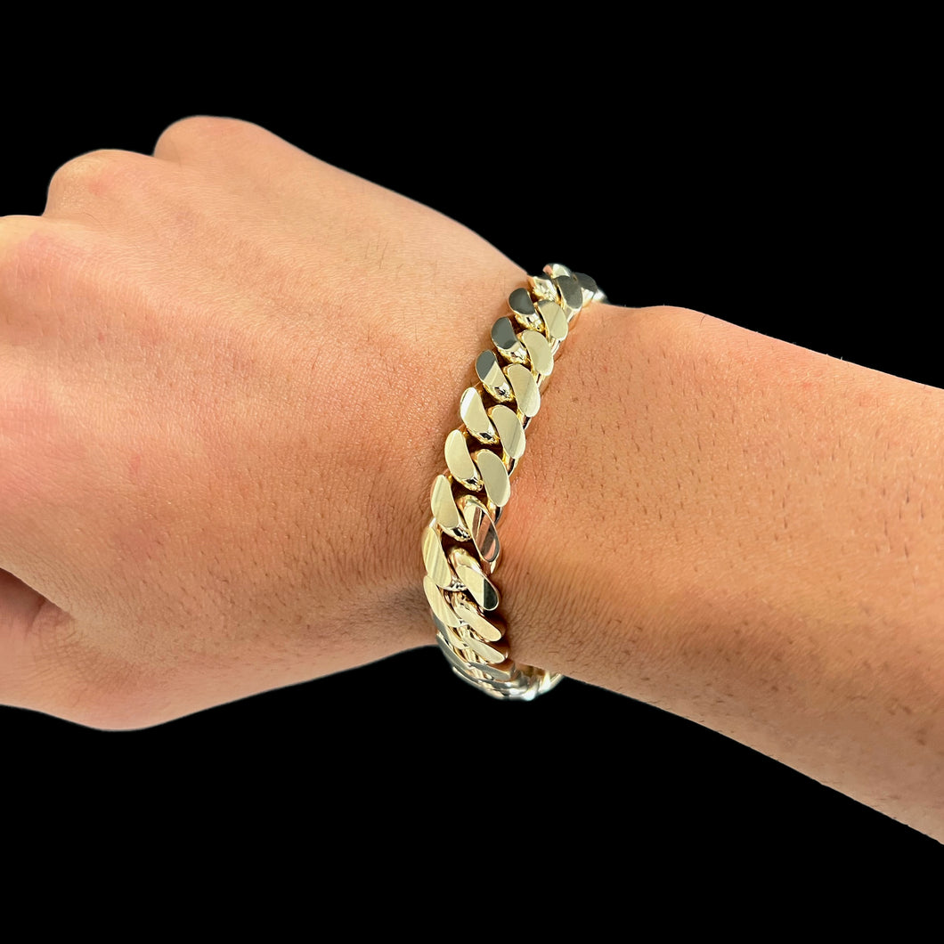 10K Miami Cuban Link Bracelet - 12mm